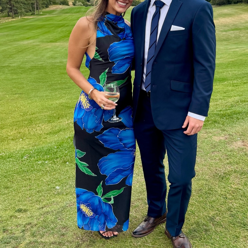 ZARA FLORAL MAXI DRESS
